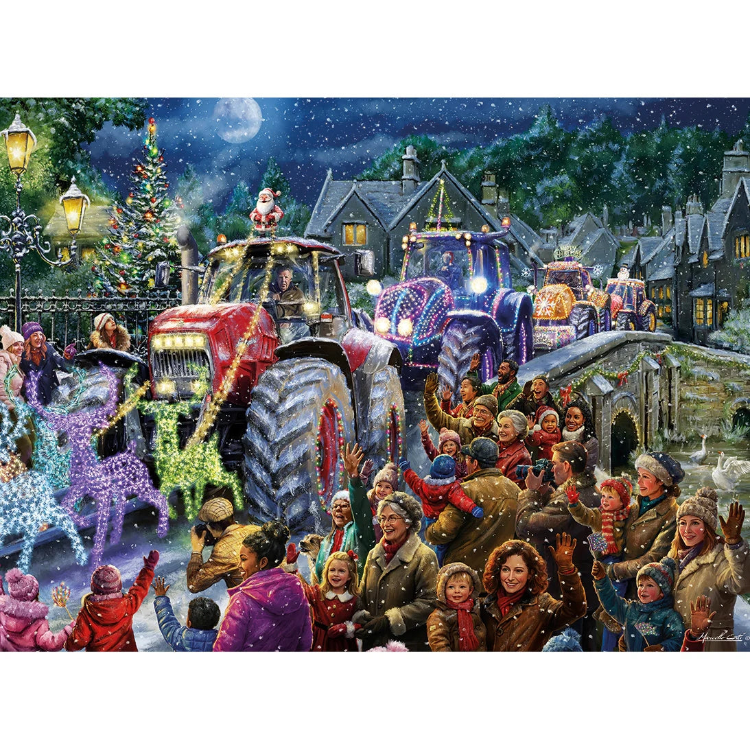 Gibsons Games Farmer Christmas 1000 Piece Jigsaw Toys G6439