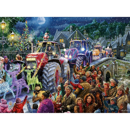 Gibsons Games Farmer Christmas 1000 Piece Jigsaw Toys G6439