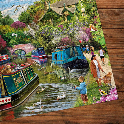 Gibsons River Retreat 1000 Piece Jigsaw Puzzle G6443