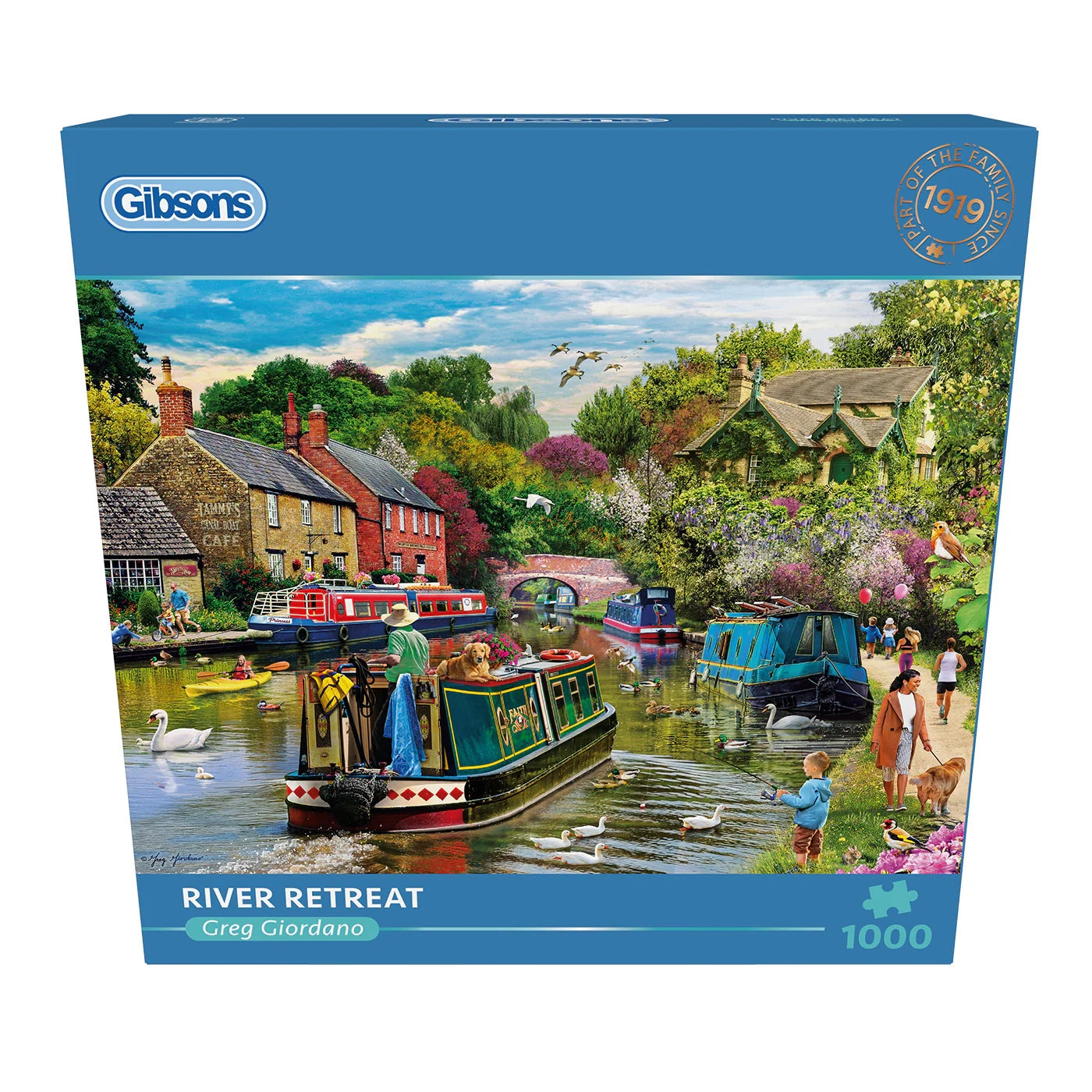 Gibsons River Retreat 1000 Piece Jigsaw Puzzle G6443