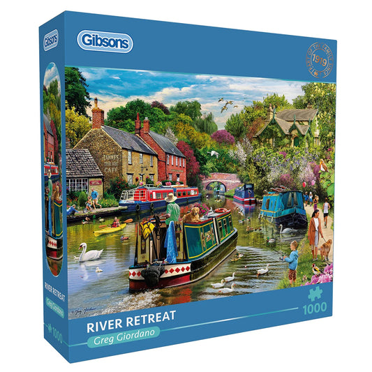 Gibsons River Retreat 1000 Piece Jigsaw Puzzle G6443