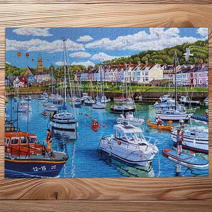 Gibsons Aberaeron, Cardigan Bay 1000 Piece Jigsaw Puzzle G6444