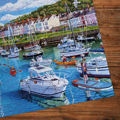 Gibsons Aberaeron, Cardigan Bay 1000 Piece Jigsaw Puzzle G6444