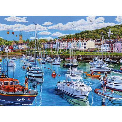 Gibsons Aberaeron, Cardigan Bay 1000 Piece Jigsaw Puzzle G6444