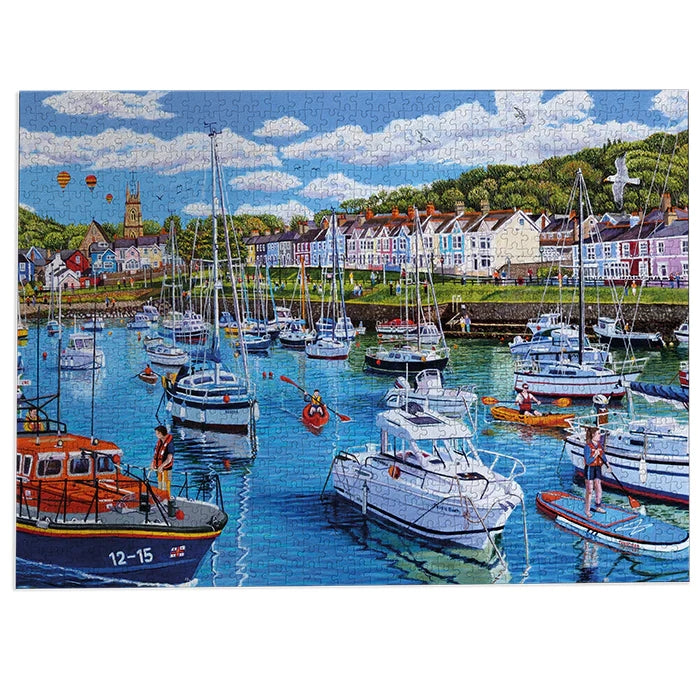 Gibsons Aberaeron, Cardigan Bay 1000 Piece Jigsaw Puzzle G6444