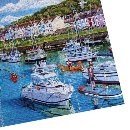 Gibsons Aberaeron, Cardigan Bay 1000 Piece Jigsaw Puzzle G6444