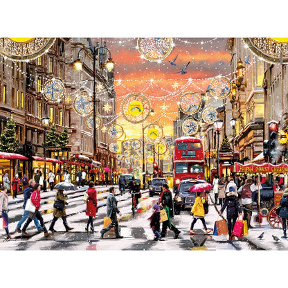 Gibsons Games Holiday Hustle 1000 Piece Jigsaw Toys G6450