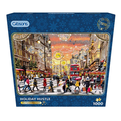 Gibsons Games Holiday Hustle 1000 Piece Jigsaw Toys G6450