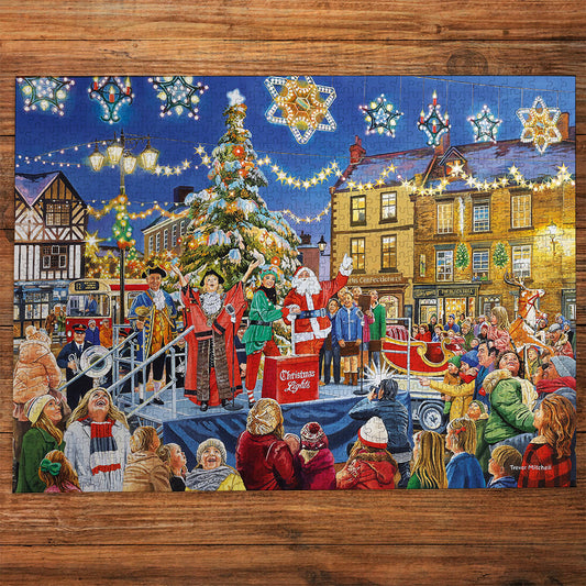 Gibsons Games Christmas Switch On 1000 Piece Jigsaw Toys G6452