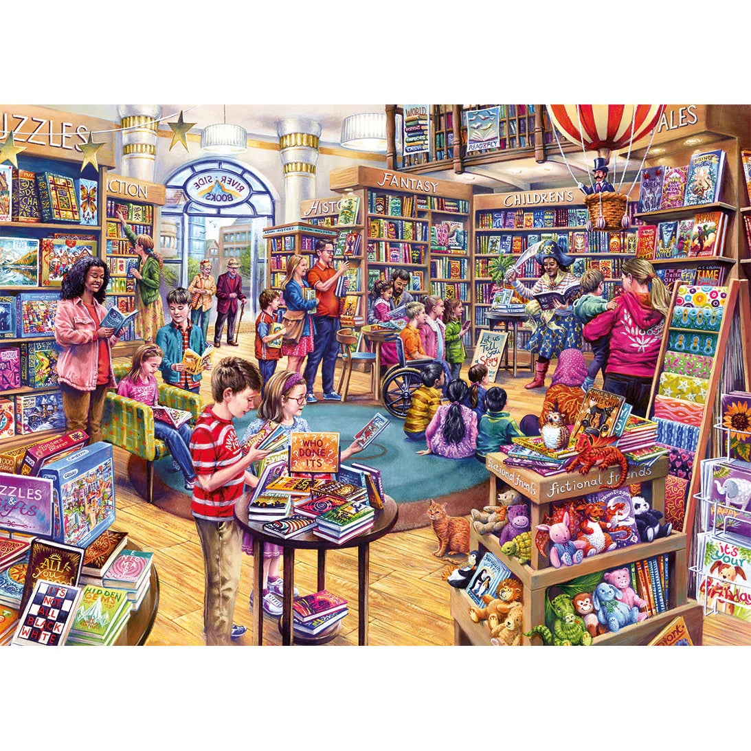 Gibsons Games Page Turners 1000 Piece Jigsaw Puzzle Toys G6453