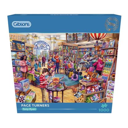 Gibsons Games Page Turners 1000 Piece Jigsaw Puzzle Toys G6453