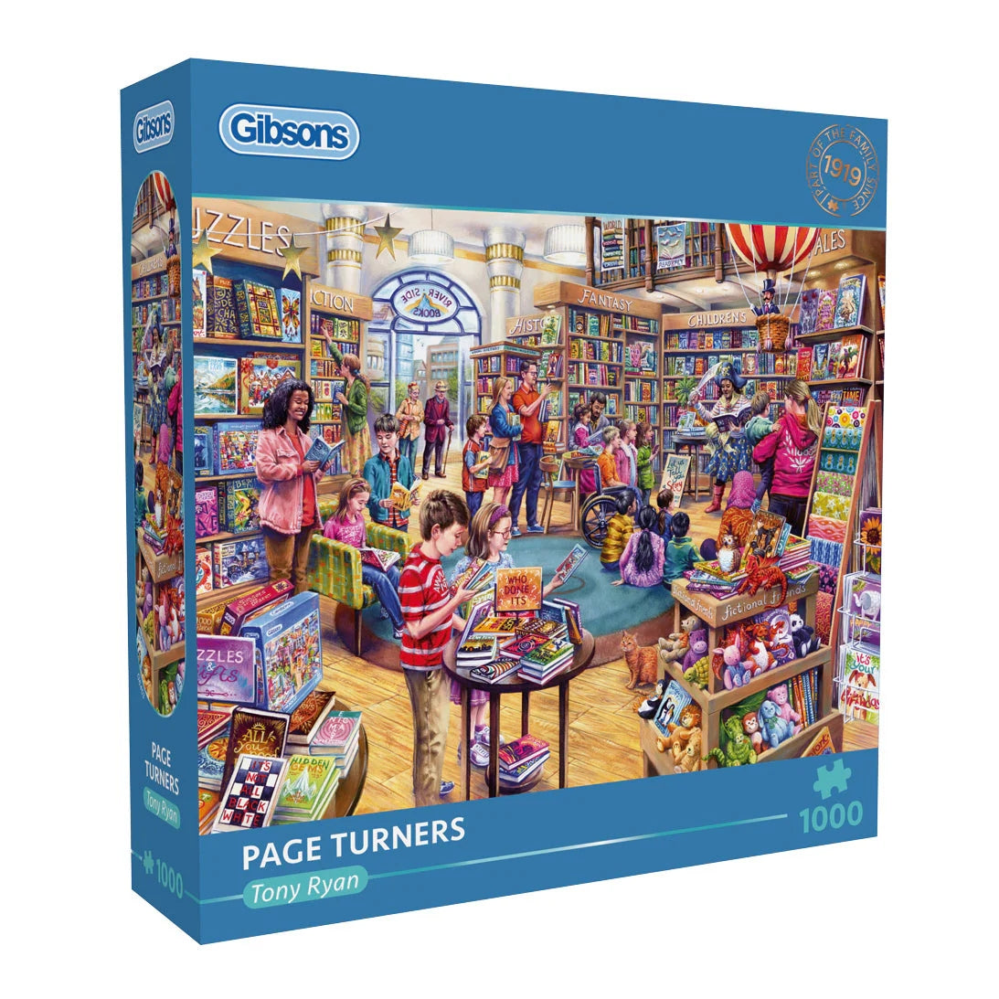 Gibsons Games Page Turners 1000 Piece Jigsaw Puzzle Toys G6453