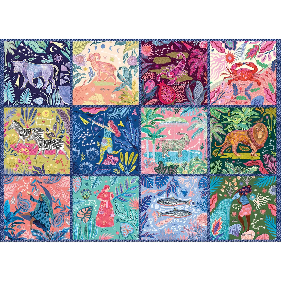 Gibsons Zodiac Jungle 1000 Piece Jigsaw Puzzle G6622
