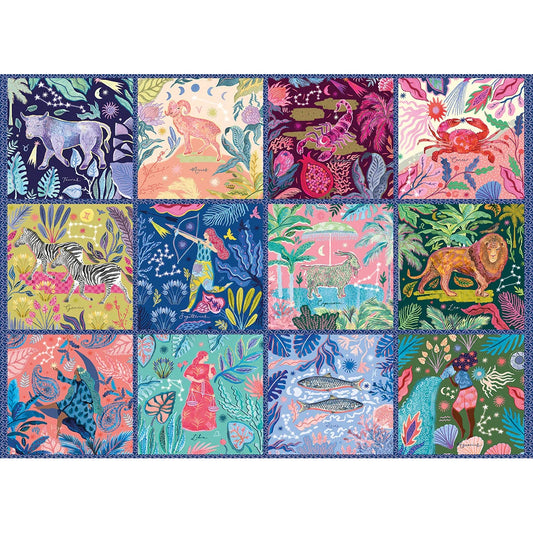 Gibsons Zodiac Jungle 1000 Piece Jigsaw Puzzle G6622