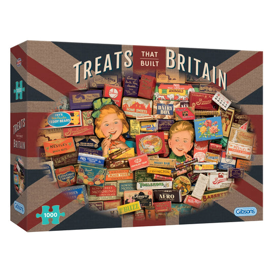 Gibsons Treats That Built Britain 1000 Piece Jigsaw Puzzle G7126