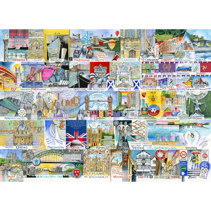 Gibsons Bright Lights & Big Cities 1000 Jigsaw Puzzle G7128