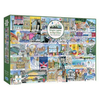 Gibsons Bright Lights & Big Cities 1000 Jigsaw Puzzle G7128