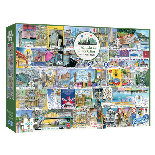 Gibsons Bright Lights & Big Cities 1000 Jigsaw Puzzle G7128