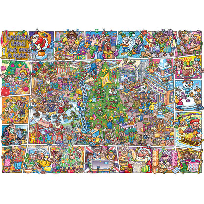 Gibsons Games Jokesaws Crackers For Christmas 1000 Piece Jigsaw Puzzle G7166