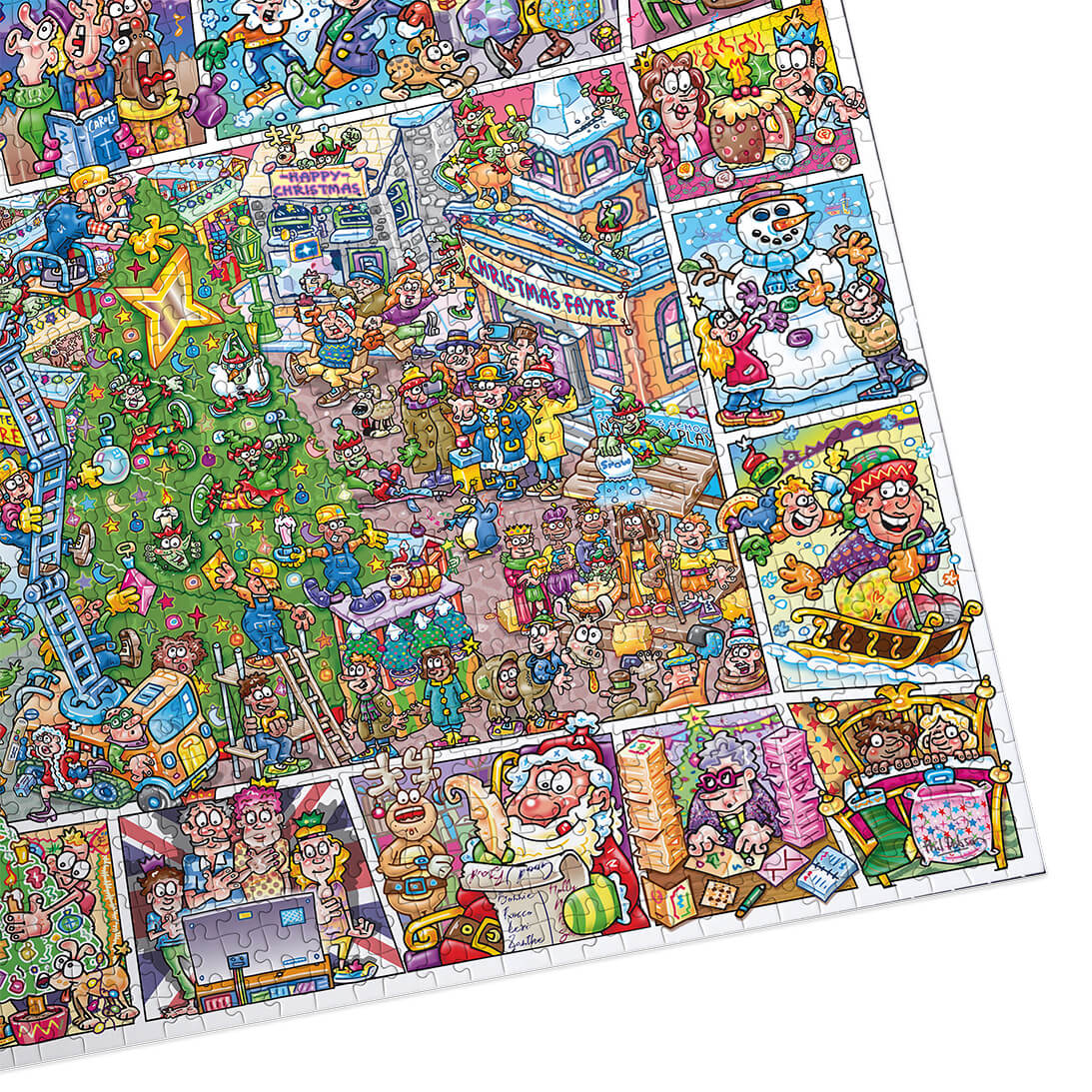Gibsons Games Jokesaws Crackers For Christmas 1000 Piece Jigsaw Puzzle G7166