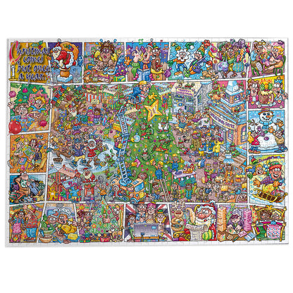 Gibsons Games Jokesaws Crackers For Christmas 1000 Piece Jigsaw Puzzle G7166