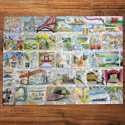 Gibsons Games British & Brilliant 1000 Piece Jigsaw Puzzle Toys G7168