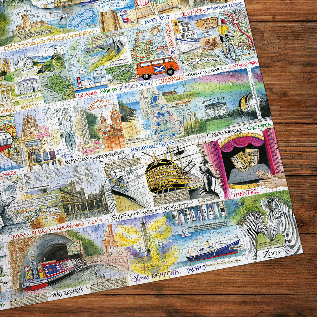 Gibsons Games British & Brilliant 1000 Piece Jigsaw Puzzle Toys G7168