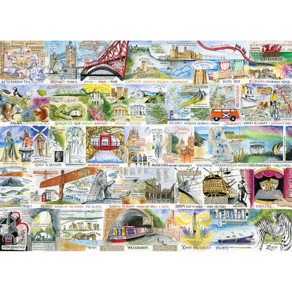 Gibsons Games British & Brilliant 1000 Piece Jigsaw Puzzle Toys G7168