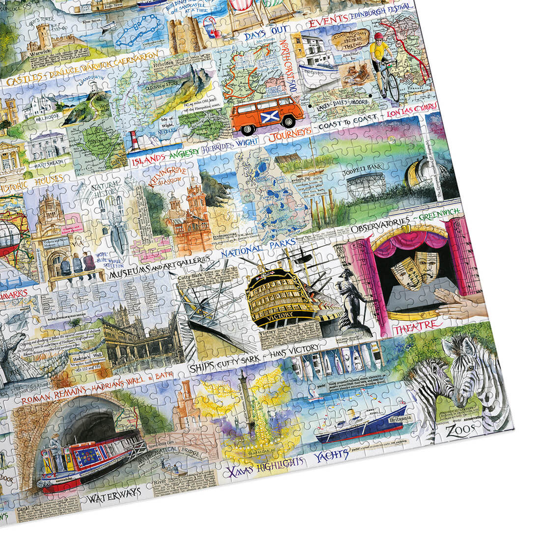Gibsons Games British & Brilliant 1000 Piece Jigsaw Puzzle Toys G7168