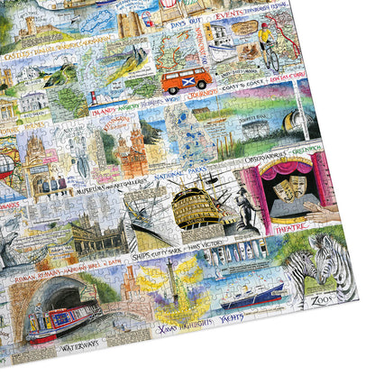 Gibsons Games British & Brilliant 1000 Piece Jigsaw Puzzle Toys G7168