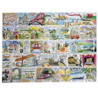 Gibsons Games British & Brilliant 1000 Piece Jigsaw Puzzle Toys G7168