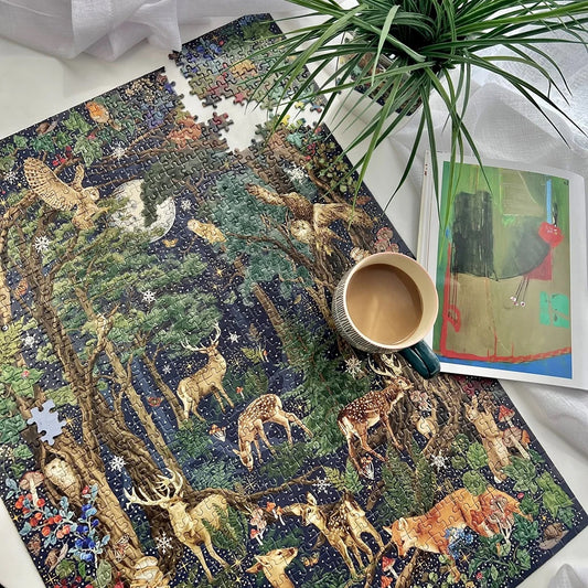 Gibsons The Art File: Into The Forest 1000 Piece Jigsaw Puzzle G7211