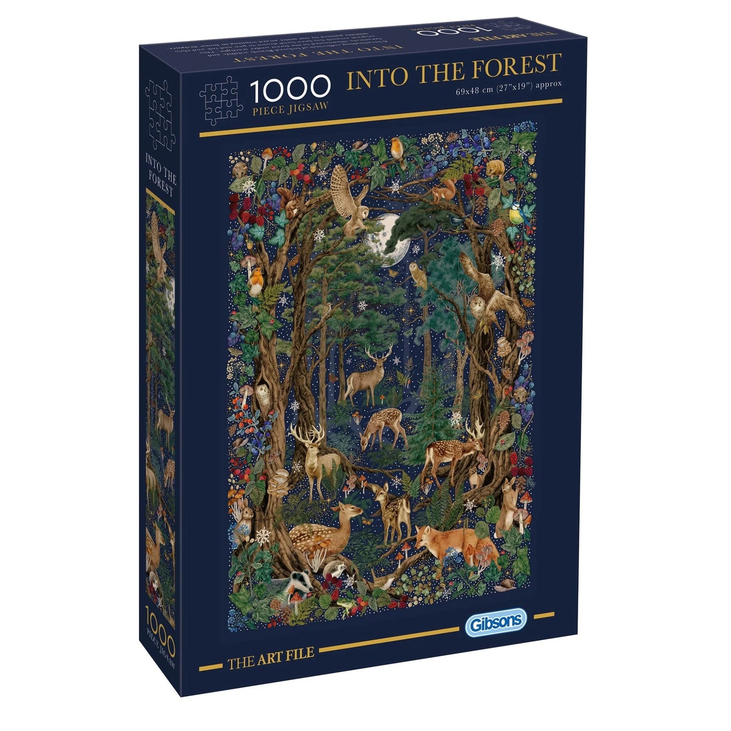 Gibsons The Art File: Into The Forest 1000 Piece Jigsaw Puzzle G7211