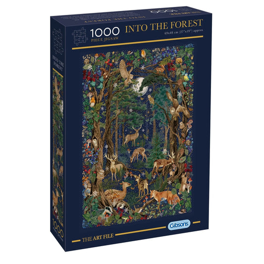 Gibsons The Art File: Into The Forest 1000 Piece Jigsaw Puzzle G7211