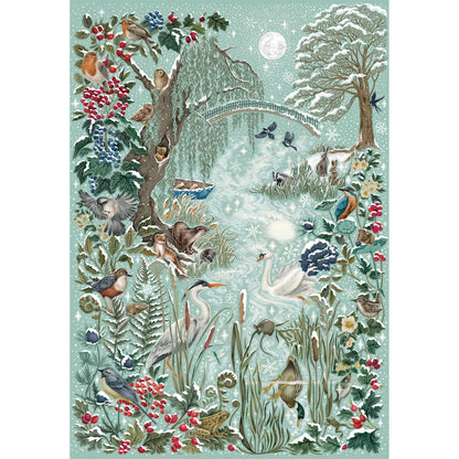 Gibsons The Art File: Frosted River 1000 Piece Jigsaw Puzzle G7214