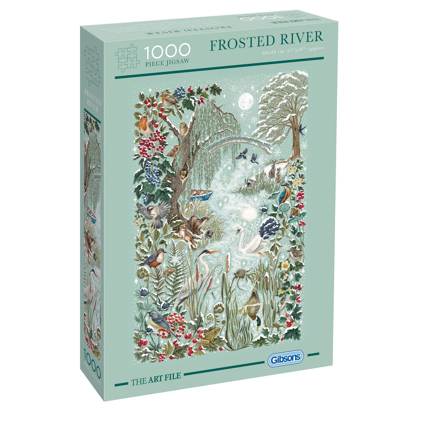 Gibsons The Art File: Frosted River 1000 Piece Jigsaw Puzzle G7214