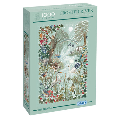 Gibsons The Art File: Frosted River 1000 Piece Jigsaw Puzzle G7214