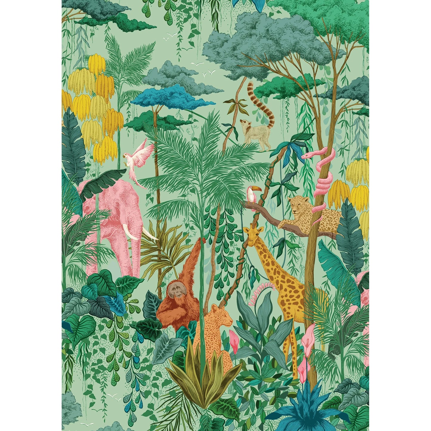 Gibsons The Art Files: Jungle Animals 1000 Piece Jigsaw Puzzle G7215
