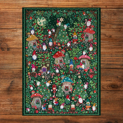 Gibsons Games The Art File Christmas Village 1000 Piece Jigsaw Puzzle G7221