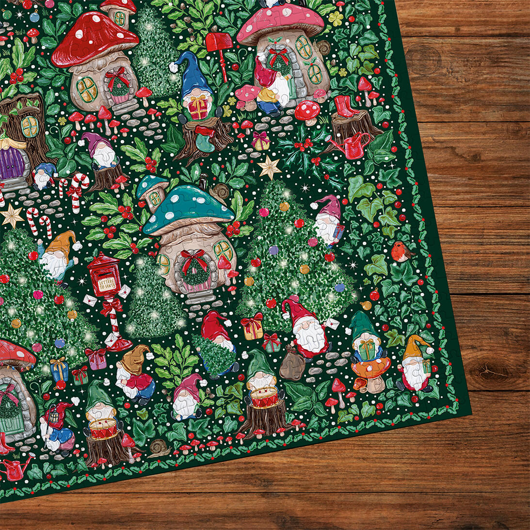Gibsons Games The Art File Christmas Village 1000 Piece Jigsaw Puzzle G7221