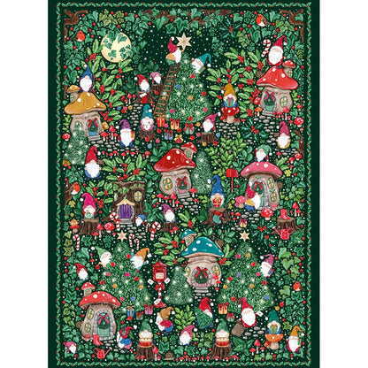 Gibsons Games The Art File Christmas Village 1000 Piece Jigsaw Puzzle G7221