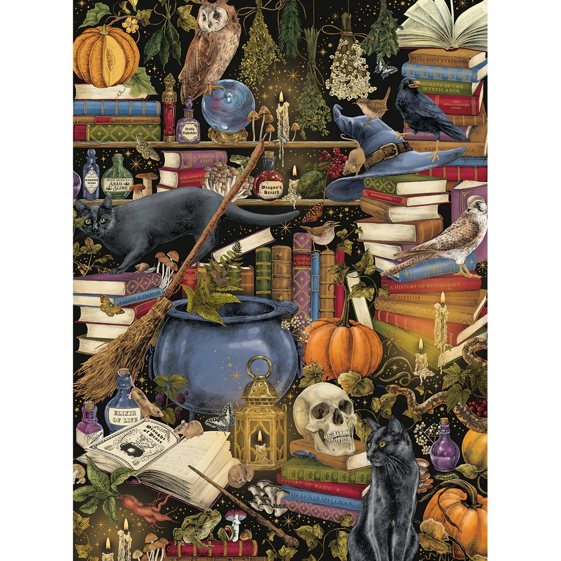 Gibsons Games The Art File: Witchcraft 1000 Piece Jigsaw Puzzle G7222