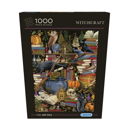 Gibsons Games The Art File: Witchcraft 1000 Piece Jigsaw Puzzle G7222