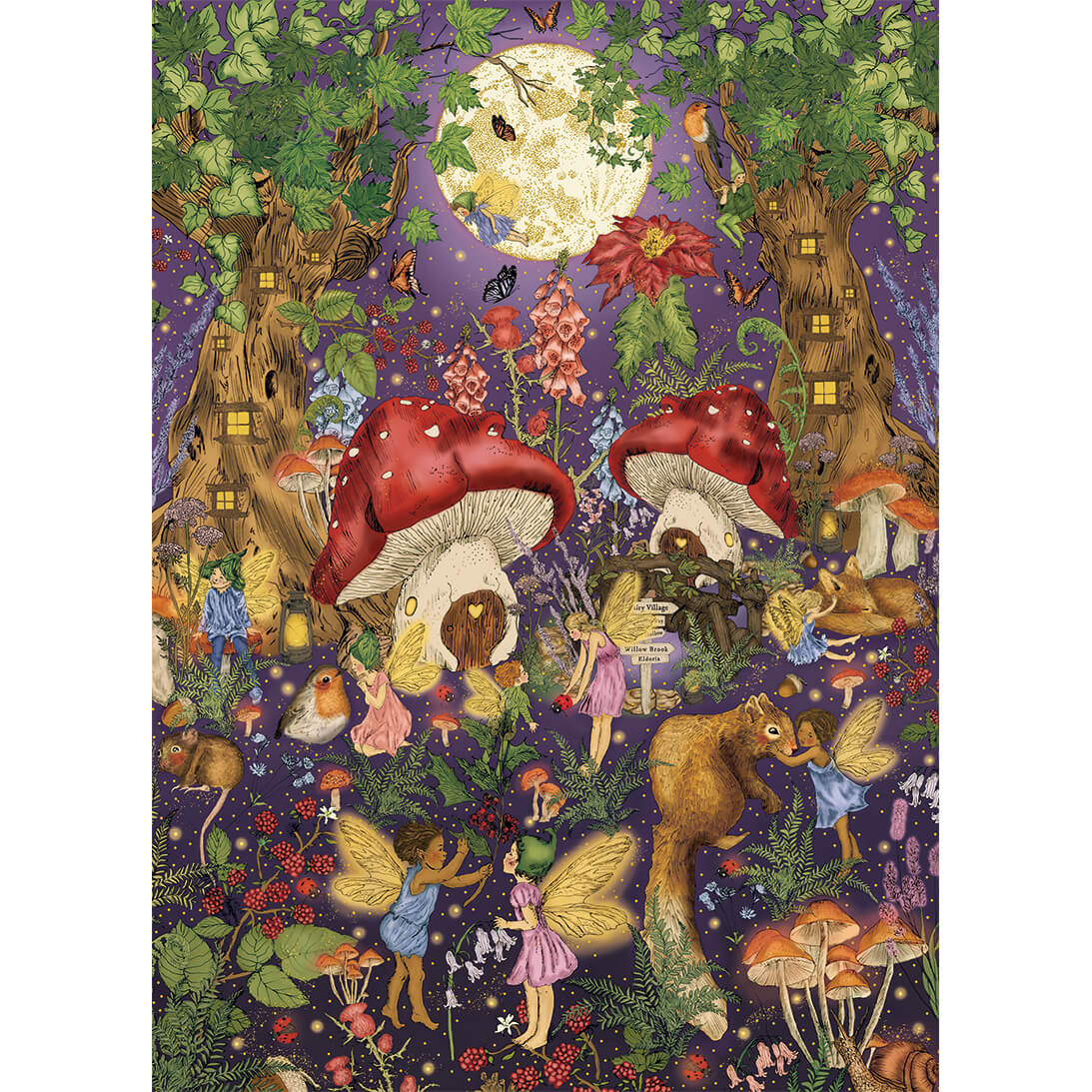 Gibsons Games The Art File: Fairytale 1000 Piece Jigsaw Puzzle Toys G7223