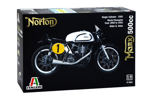 Italeri 1/9 SCALE  - Norton Manx - 4602 MODEL MOTORBIKE KIT
