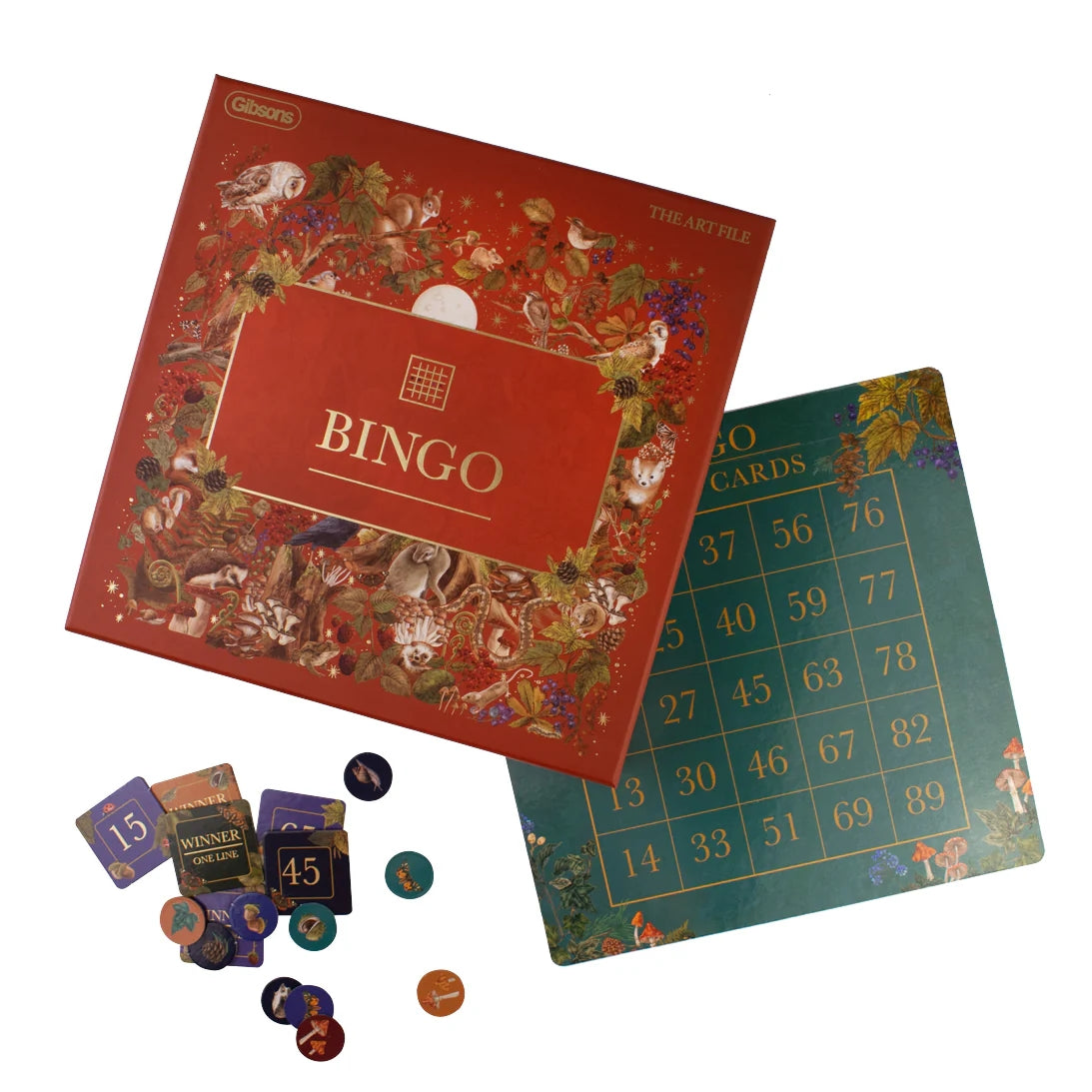 Gibsons Games The Art File: Bingo 1000 Piece Jigsaw Puzzle Toys G9044