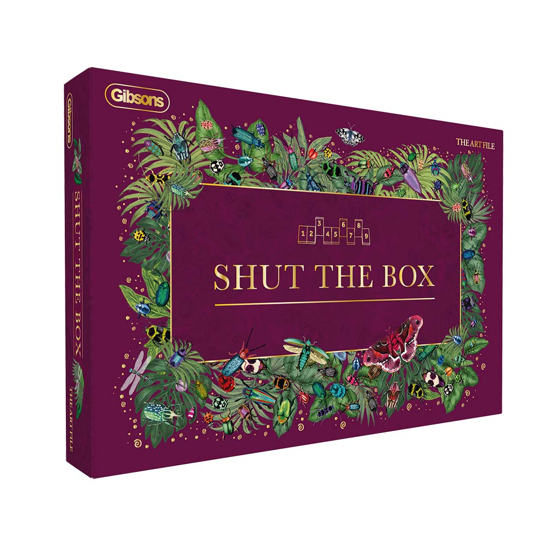 Gibsons Games The Art File: Shut The Box 1000 Piece Jigsaw Puzzle Toys G9045