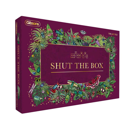 Gibsons Games The Art File: Shut The Box 1000 Piece Jigsaw Puzzle Toys G9045