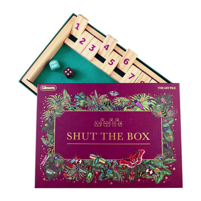 Gibsons Games The Art File: Shut The Box 1000 Piece Jigsaw Puzzle Toys G9045