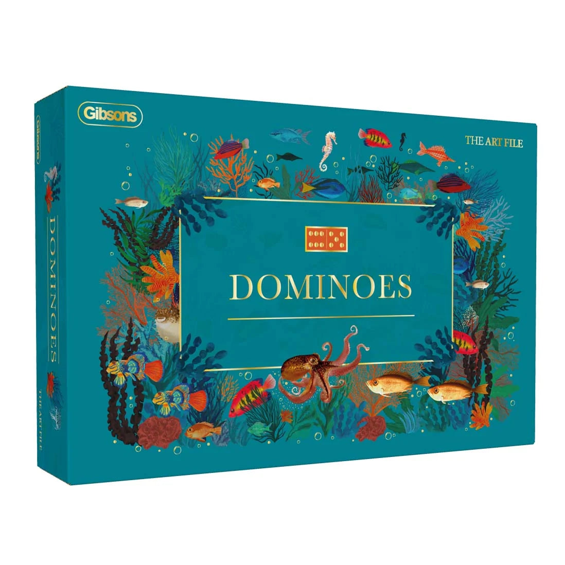 Gibsons Games The Art File: Dominoes 1000 Piece Jigsaw Puzzle Toys G9046